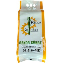 4 Kg REKOR GÜBRE 30-5-0 + ME NP Gübresi Harmanlanmış - Ec Fertilizer