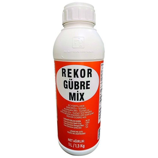 1 LİTRE REKOR GÜBRE MİX EC FERTILIZER SIVI YAPRAK GÜBRESİ
